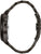 Bulova herrklocka med mörkt armband i rostfritt stål, sidovy