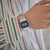 Casio Vintage-klocka A168WA-1YES med silverfärgat metallarmband och digital display