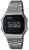 Casio Vintage-armbandsur med silverfärgat metallarmband, rund digital display