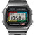 Casio A168WEUC-1AER Armbanduhr mit großem Digitaldisplay, schwarzes Gehäuse, UNO