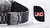 Armbanduhr mit dunklem Metallgliederband und Verschluss, UNO-Emblem auf der Schließe