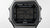 CASIO Armbanduhr Frontansicht: schwarzes Digitaldisplay mit Schrittzahl und Bluetooth