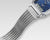 Casio Vintage Armbanduhr: silbernes Mesh-Armband und rechteckiges Gehäuse mit Display