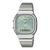 Casio Vintage Armbanduhr mit Edelstahlband, analogen Zeigern und digitaler Anzeige