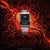 Casio Vintage Armbanduhr mit schwarzem Zifferblatt und Stranger-Things-Logo, silbernes Band