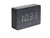 Karlsson kvadratisk LED-väckarklocka, svart, med digital display 10:23