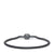 Bering Charm-Armband aus schwarzem Geflecht mit Metallverschluss