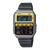 Casio Armbanduhr, Frontansicht mit gelbem Gehäuse und schwarzem Band