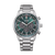 Herrklocka Citizen CA4720 kronograf med armband i rostfritt stål och grön urtavla
