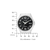 Herrklocka, frontvy: svart urtavla med Eco-Drive-text, datumfönster