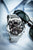 Casio Edifice herrklocka med boett i silverfärgad metall och svart urtavla