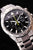 Casio Edifice kronograf för herrar med svart urtavla, takymeter och stålarmband