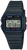 Digital Casio-klocka med mörkblått silikonband och blåinfattad urtavla med siffror
