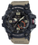 Zegarek męski G-Shock Mudmaster z czarnym pierścieniem, bocznymi przyciskami i beżowym paskiem