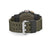 G-Shock Mudmaster Armbanddetail mit Schnalle am olivfarbenen Band