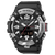 G-SHOCK Mudmaster Herrenuhr mit schwarzem Gehäuse, schwarzem Armband und Kompass-Display