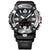G-SHOCK Mudmaster Herrenuhr, schwarzes Gehäuse, schwarzes Textil-/Gummiarmband, beleuchtete Anzeige