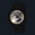 Casio G-Shock damklocka med svart armband och lysande analog urtavla