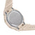Casio G-Shock damklocka, baksida i silver med prägling