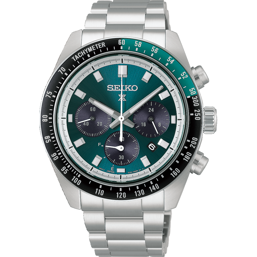Seiko Prospex HBJ003P1 Herrklocka • Solarkronograf • Tachymeter-Bezel