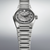 Seiko King Seiko Titanarmbanduhr, silbernes Zifferblatt mit Streifen, Datum 6