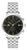 Herrenuhr mit schwarzem Zifferblatt, Chronograph und Edelstahlarmband, Datumsanzeige