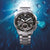 Herrenarmbanduhr Citizen PROMASTER mit schwarzem Zifferblatt, Edelstahlband und Leuchtzeigern