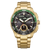 Citizen PROMASTER Wave Tracker Herrenarmbanduhr mit schwarzem Zifferblatt und grüner Lünette