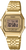 Casio damklocka med guldfärgat metallarmband och LED digital display