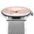 Mondaine Doppio Damenarmbanduhr im Seitenprofil mit silbernem Milanaiseband