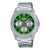 Casio herrklocka med grön urtavla, rostfritt stålarmband och Multi-Dial