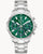 Bulova Marine Star Herrenuhr mit Chronograph, grünem Zifferblatt und Edelstahlarmband