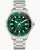 Herrenuhr Bulova Marine Star mit grünem Zifferblatt und Metallband, Automatik, Saphirglas