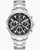 Bulova Marine Star Herren-Chronograph mit Edelstahlarmband und schwarzem Zifferblatt mit 3 Zählern