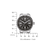 Citizen Herrenuhr mit schwarzem Zifferblatt, Stahlgehäuse und Edelstahlarmband