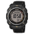 Casio PROTREK Armbanduhr frontal mit großer Ziffernanzeige und schwarzem Textilarmband