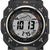 Solarbetriebene Digitaluhr Casio Pro Trek mit schwarzem Gehäuse, große Anzeige und 24:45
