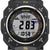Solarbetriebene Digitaluhr Casio Pro Trek mit schwarzem Gehäuse, große Anzeige 28 und 10:58