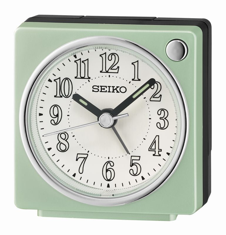 Seiko QHE197M Väckarklocka • LumiBrite-urtavlebelysning • Snooze-funktion
