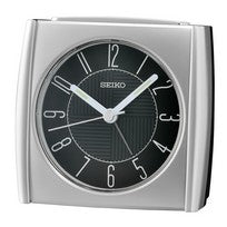 Seiko QHE205S Väckarklocka Silver • Tyst Sekundvisare • Snooze-funktion