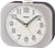 Seiko QHE206S Väckarklocka Silver • Tyst Sweep-Urverk • Lumibrite Lysande Visare