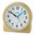 Seiko Alarm Light QHE210B Väckarklocka Brun • Tyst Sweep-Urverk • LED-Nattljus