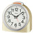 Seiko QHE211G Väckarklocka Guldfärgad • Arabisk urtavla • Ljus & Upprepat larm