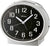 Seiko Timeless QHK059A Väckarklocka Silver • Tystgående Sweepverk • Klockväckare med Snooze