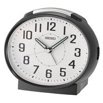 Seiko Timeless QHK059K Väckarklocka Svart • Analog kvartsrörelse • Snooze-funktion