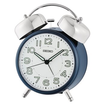 Seiko QHK063L Väckarklocka • Tyst Sweep-Sekundvisare • LumiBrite-Visare