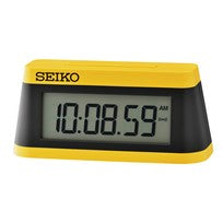 Seiko QHL091Y Armbandsur Gul • LCD-digitaldisplay • Larm med snooze-funktion