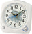 Seiko QHP012W Väckarklocka Vit • Fågelkvitter-melodi • Analog kvartsrörelse