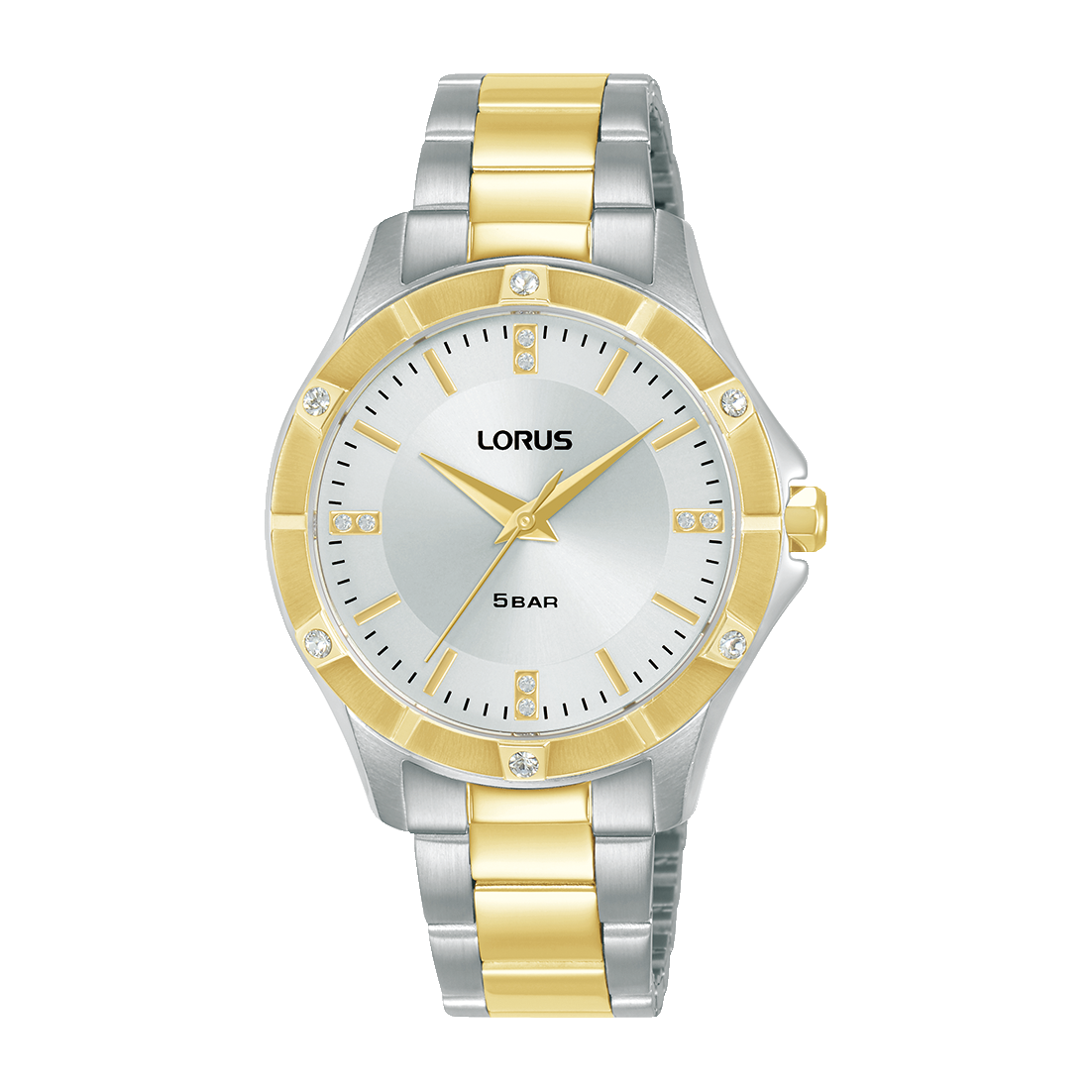 Lorus Classic RG280XX9 Damenuhr Weiß • Mineralglas • Edelstahlarmband
