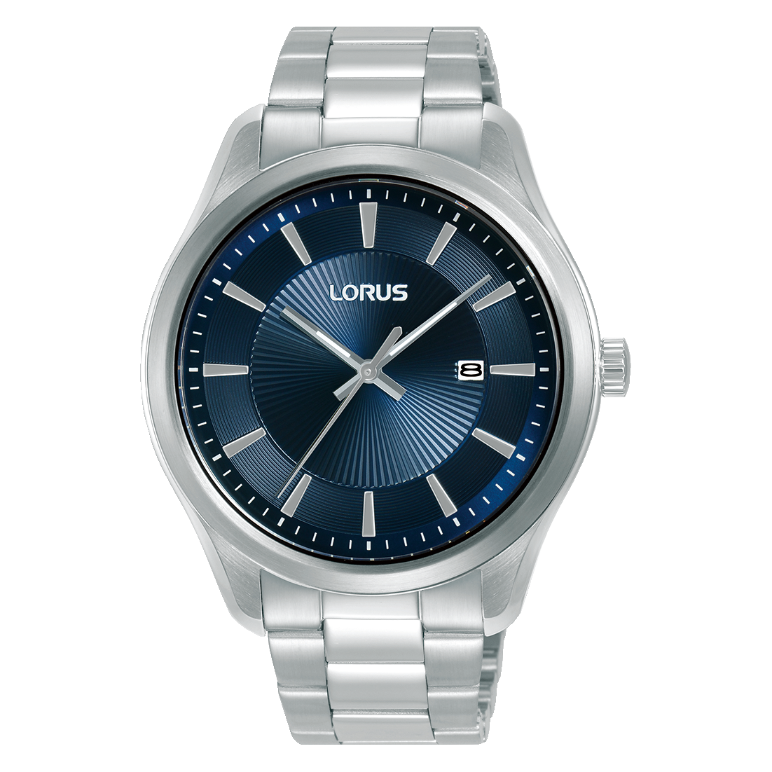Lorus Classic RH927RX9 Herrenuhr Blau • Mineralglas • Edelstahlarmband
